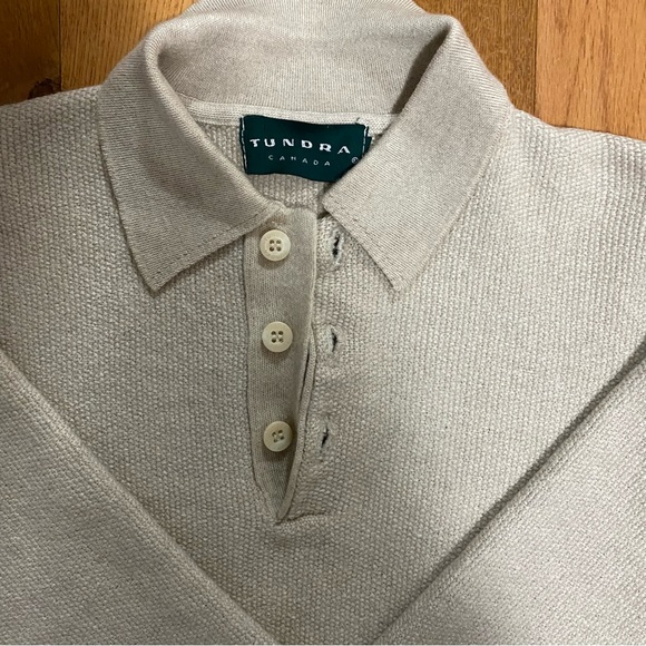 Vintage Tundra Canada merino wool polo sweater - Picture 7 of 7